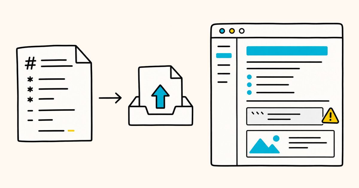 Bringing existing Markdown into Confluence