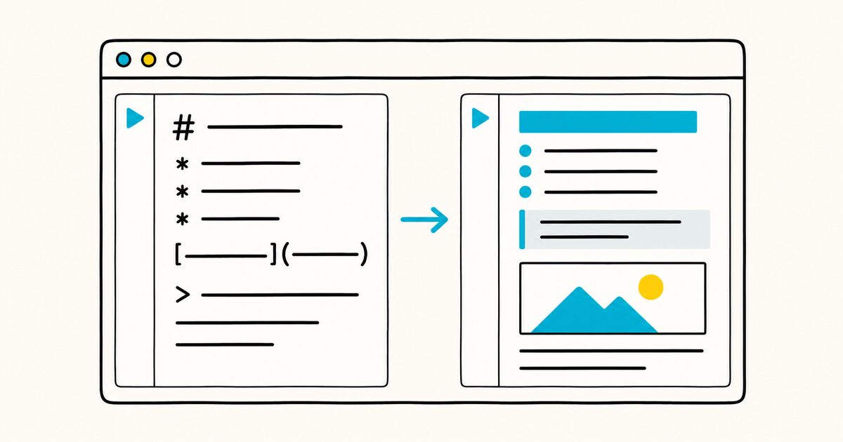Creating and rendering a Markdown cell