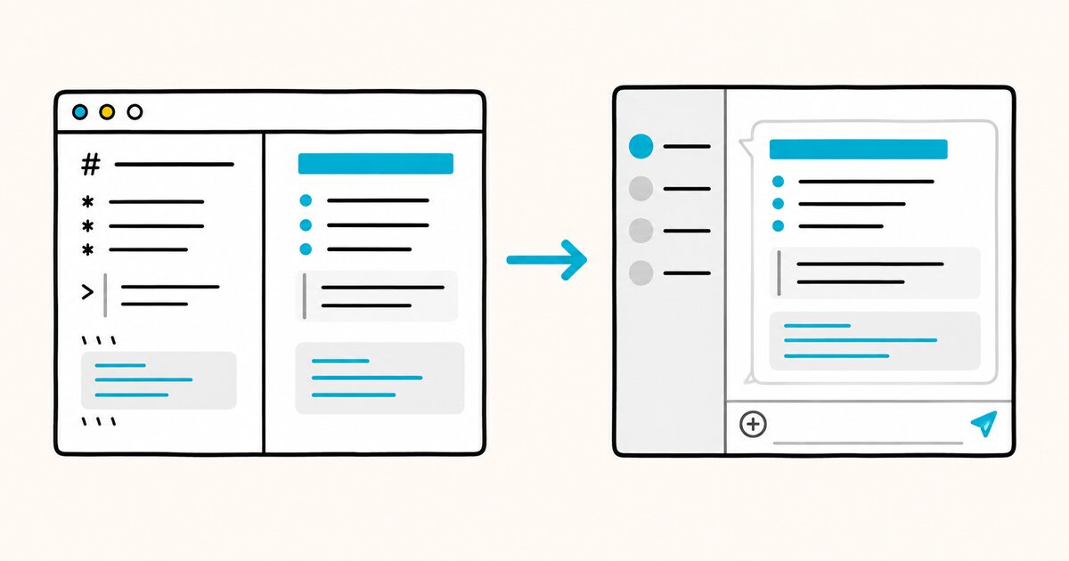 Writing Markdown outside Slack