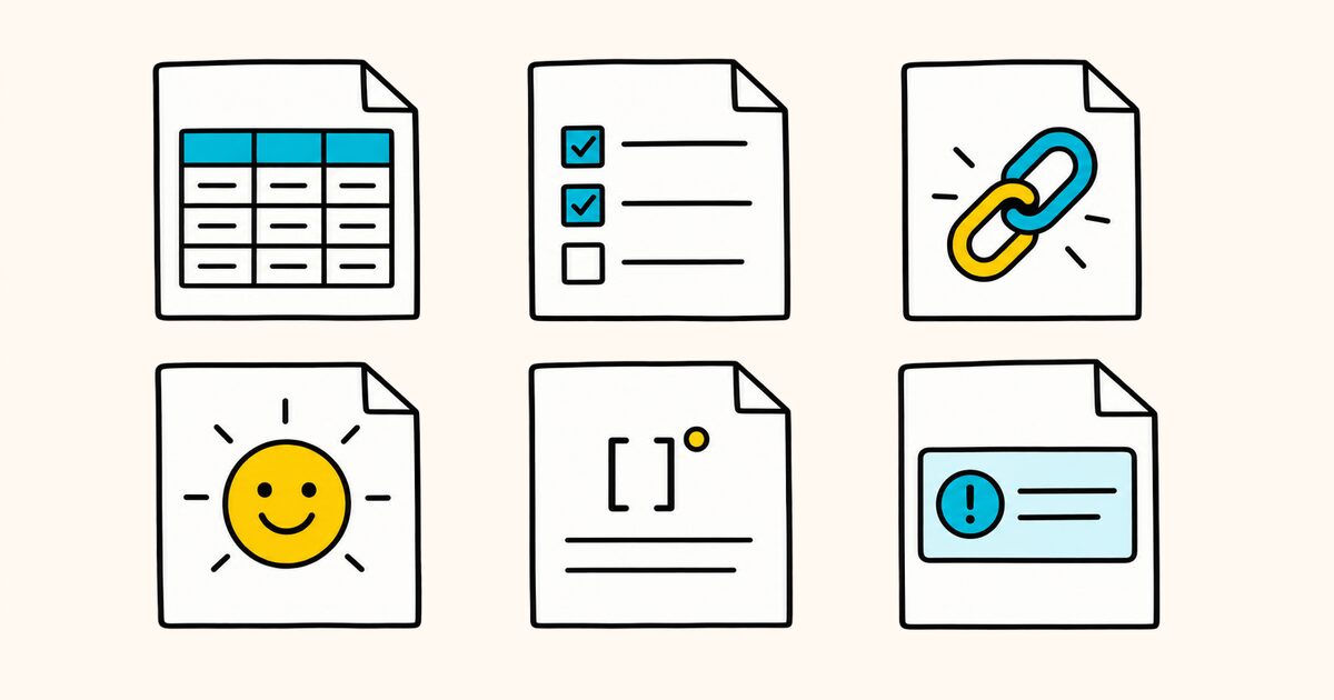 GitHub Flavored Markdown features